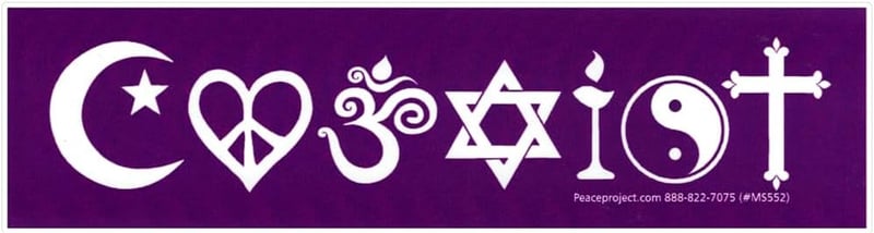 15 Coexist Bumper Sticker Meaning Of Symbols