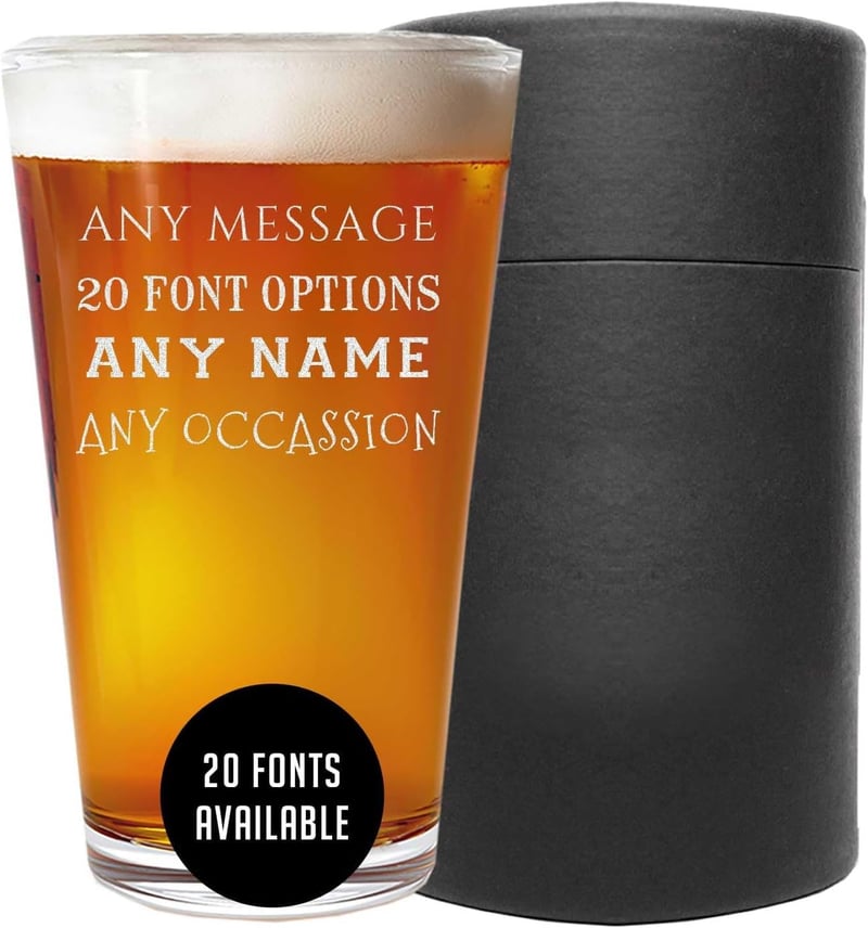 15 Custom Pint Glasses With Company Branding
