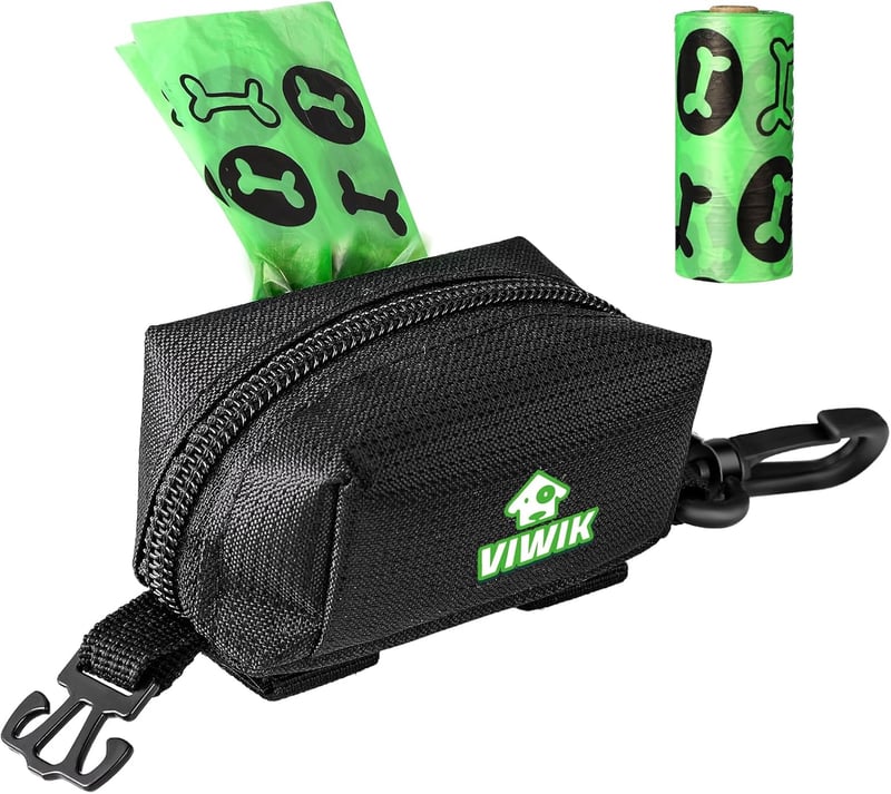 15 Dog Poop Bags Attached To Tail