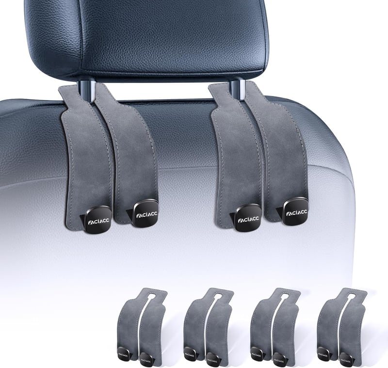 15 Eldhus 4 Pack Car Headrest Hooks[We Studied 39]