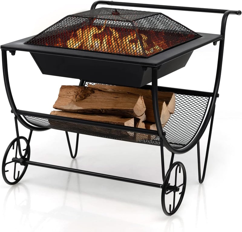 15 Heavy Duty Fire Pit On Wheels