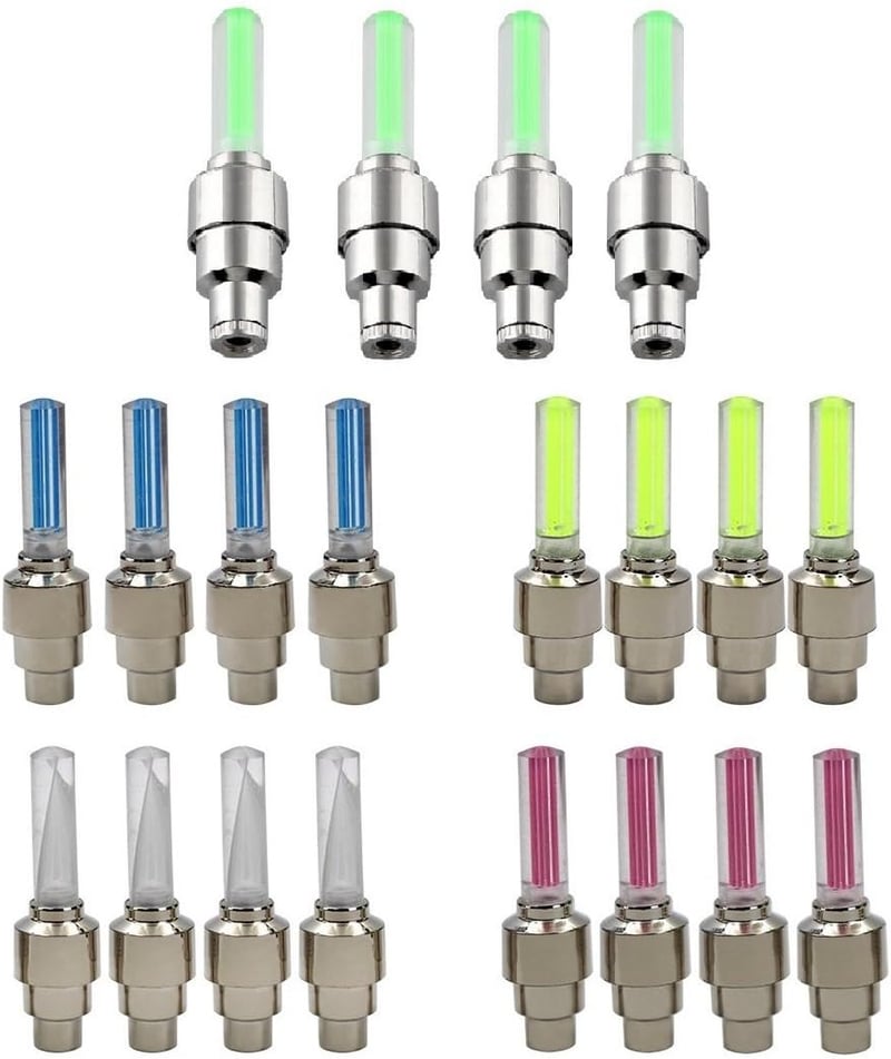 15 Led Light Up Valve Stem Caps