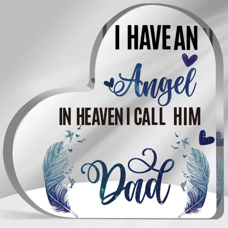 15 Heaven In Our Home Personalised Memorial Keepsake