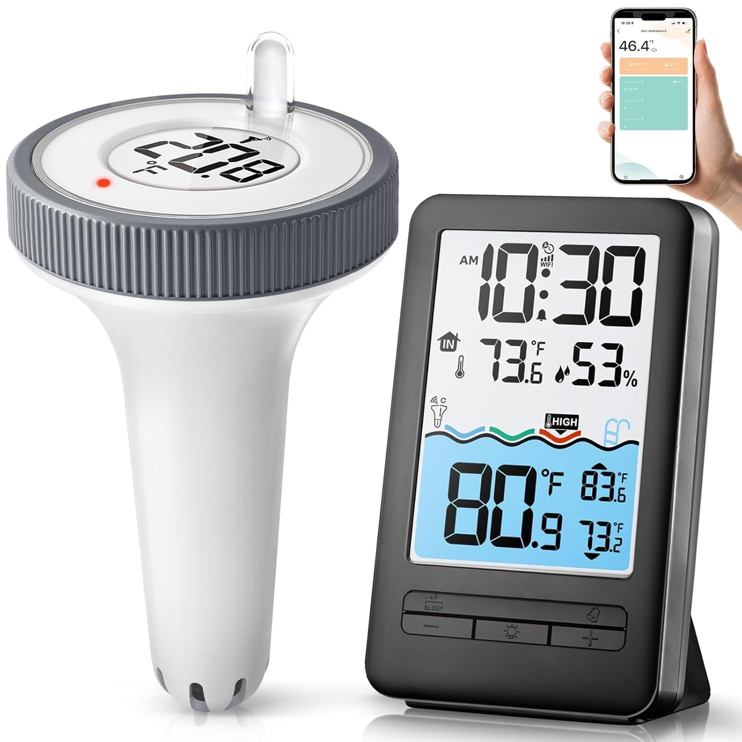 Wireless WiFi Pool Thermometer