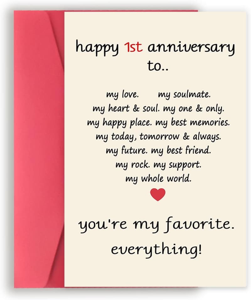 15 First Anniversary Gift Ideas Paper