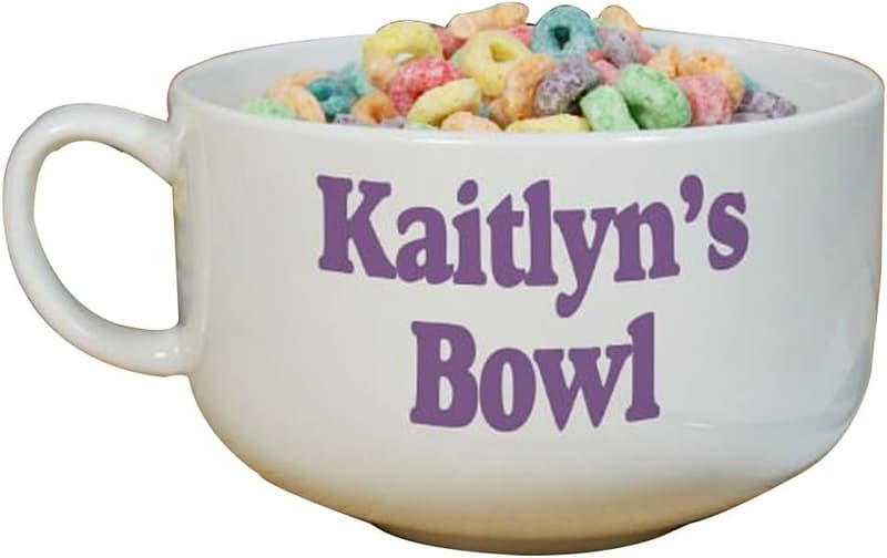 15 Cereal Bowl Personalized