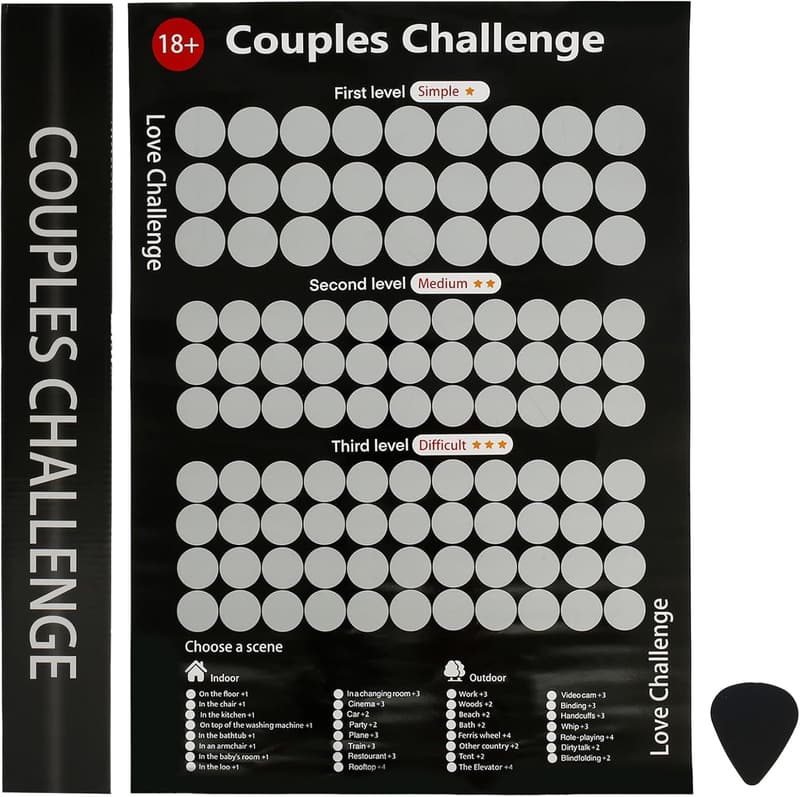 15 Sex Scratch Off Poster Game