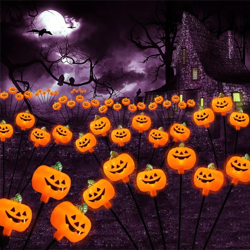 15 Solar PoWered Jack O Lantern