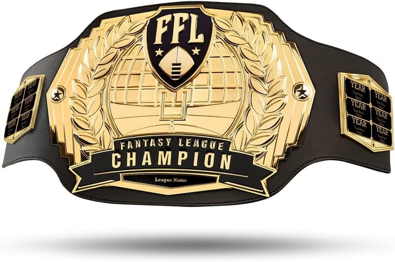 15 Custom Fantasy Football Championship Belt [We Studied 37]