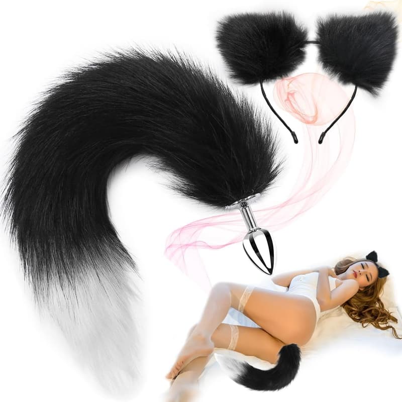 15 Raccoon Tail Anal Plug