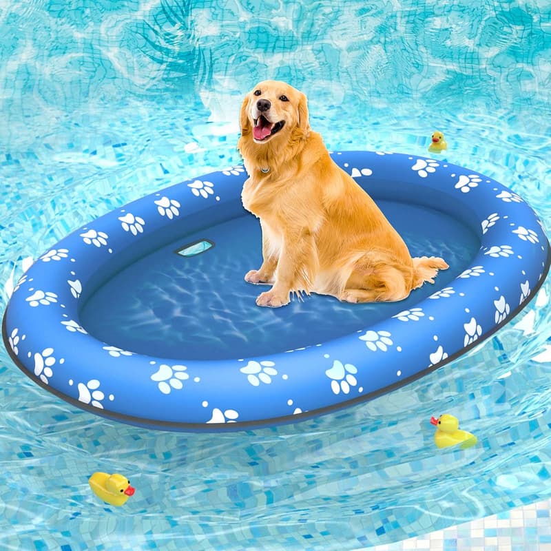 15 Tear Resistant Dog Pool Float