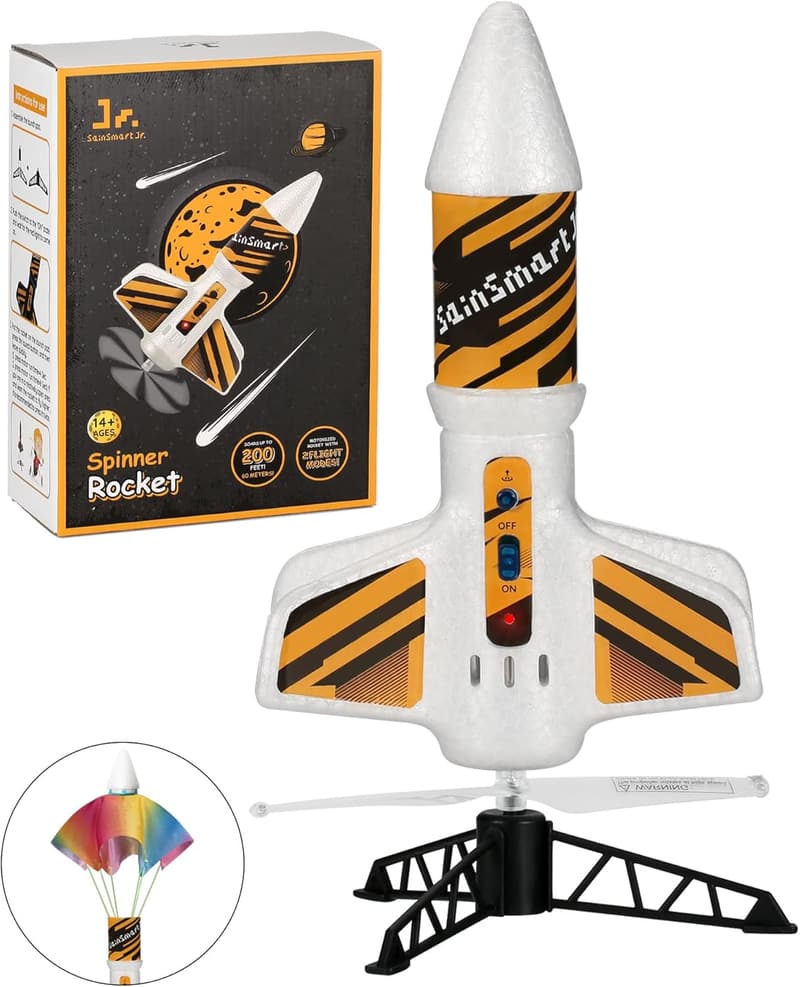 15 Toy Rocket Launcher With Parachute
