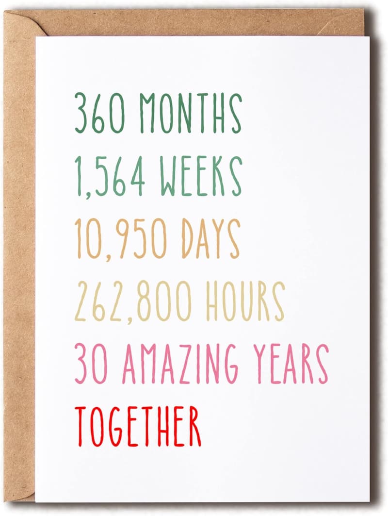 15 Traditional Gift For 30th Anniversary