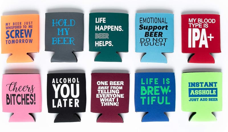 15 Funny Sayings For Wedding Koozies