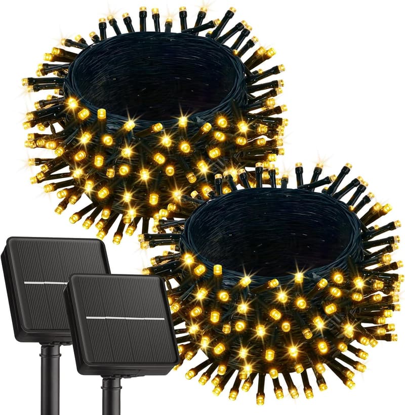 15 Soft White Solar Lights