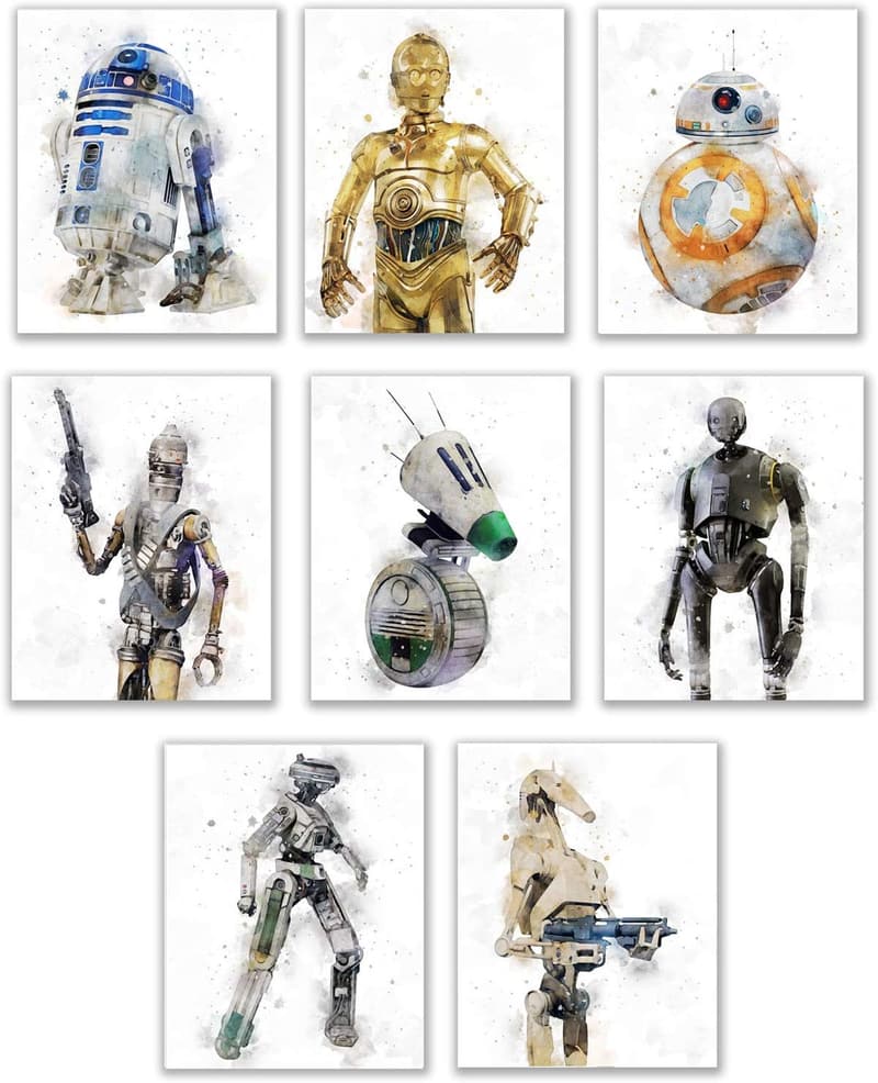15 Star Wars Posters Framed