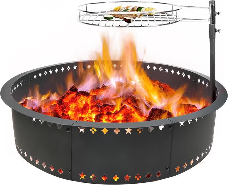 15 Campfire Rings With Grill [We Studied 30]