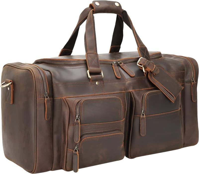 15 Best Men’S Leather Duffle Bag [We Studied 40]