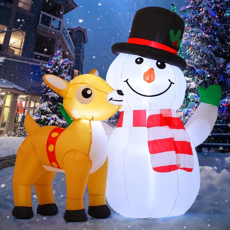 15 Large Blow Up Reindeer