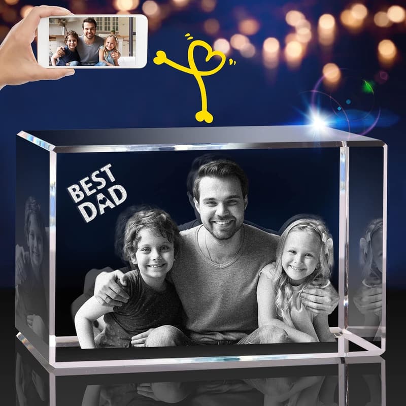15 Crystal Photo Cubes