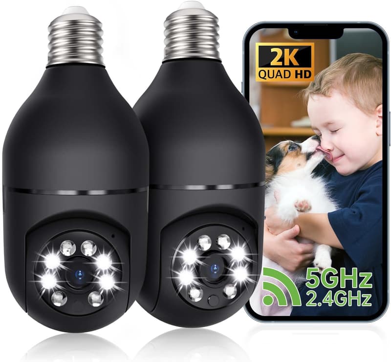 15 Light Bulb Hidden Camera