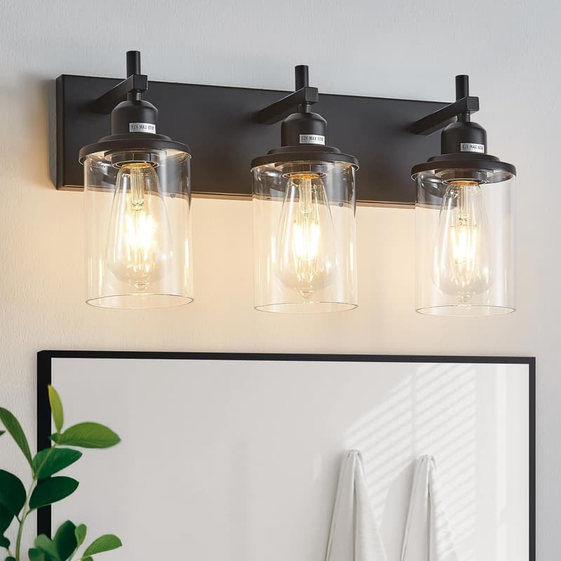 15 Mason Jar Bathroom Lights