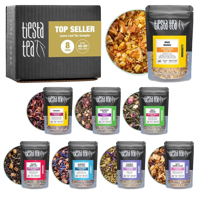 15 Loose Tea Sampler Gift Set