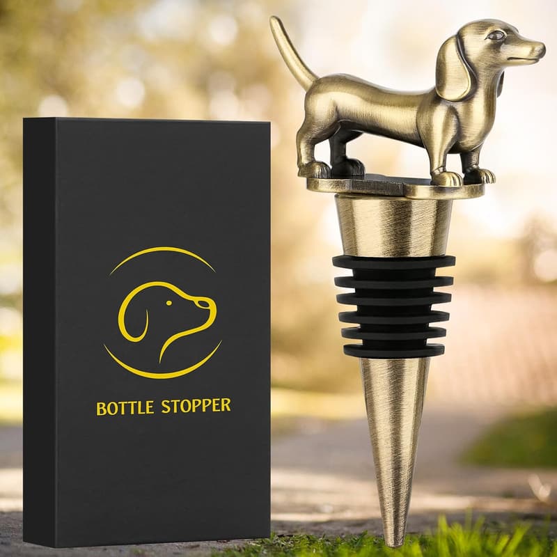 15 Dachshund Wine Stopper [We Studied 42]