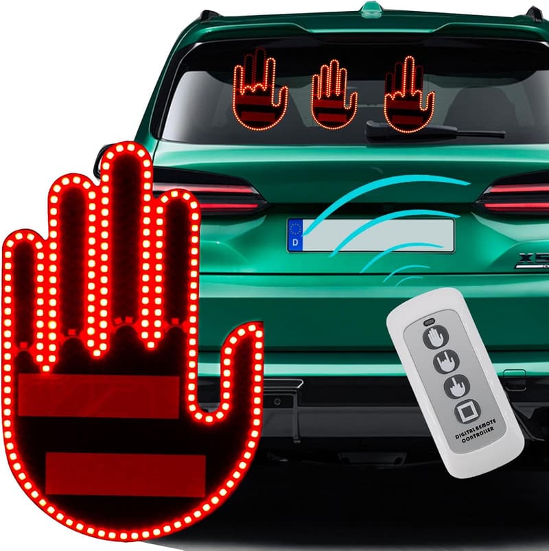 15 Middle Finger Rear Window Light