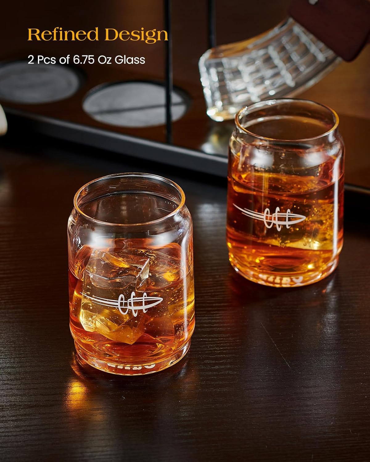 Whiskey Decanter Set for Men - Gun Decanter & Bullet Glasses