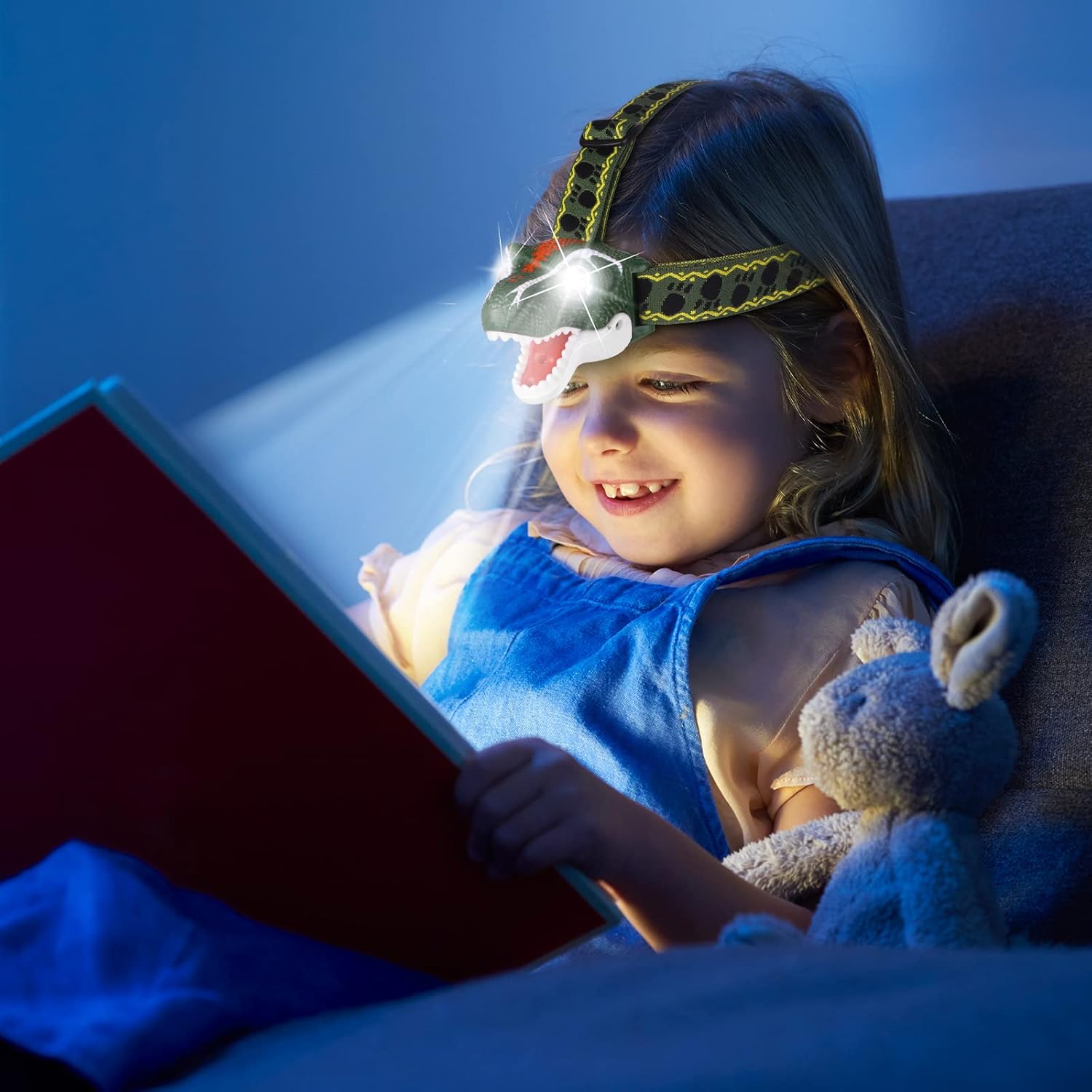 Dinosaur LED Headlamp for Kids - Perfect Outdoor Gift
