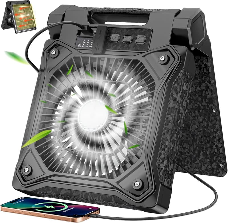 15 Solar PoWered Camping Heater