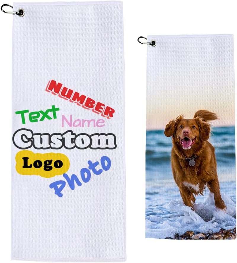 15 Personalized Golf ToWels With Pictures