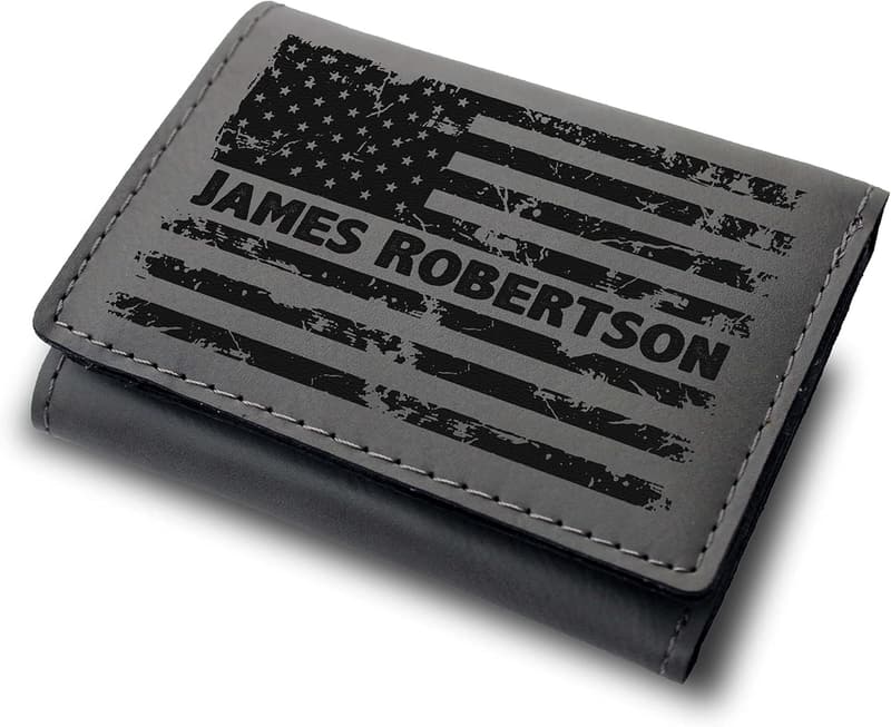 15 Personalized Trifold Wallets For Him