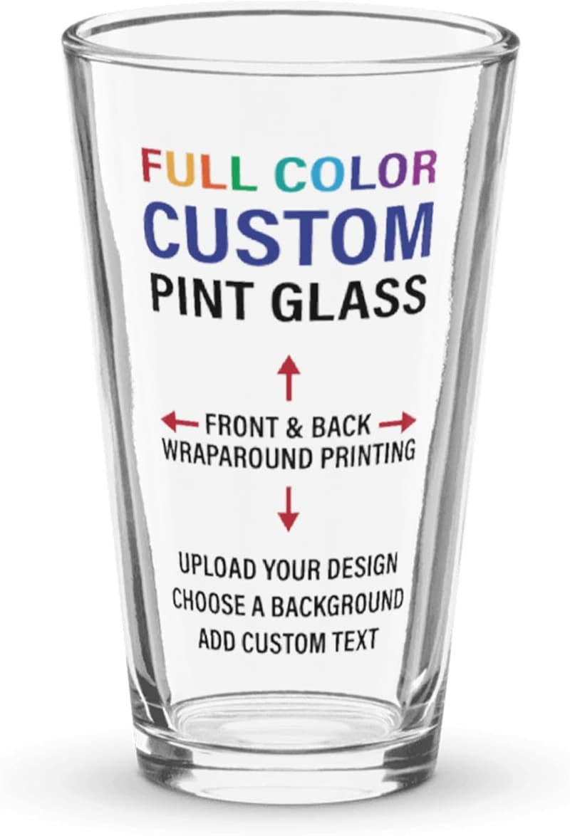 15 Pint Glasses With Custom Logos
