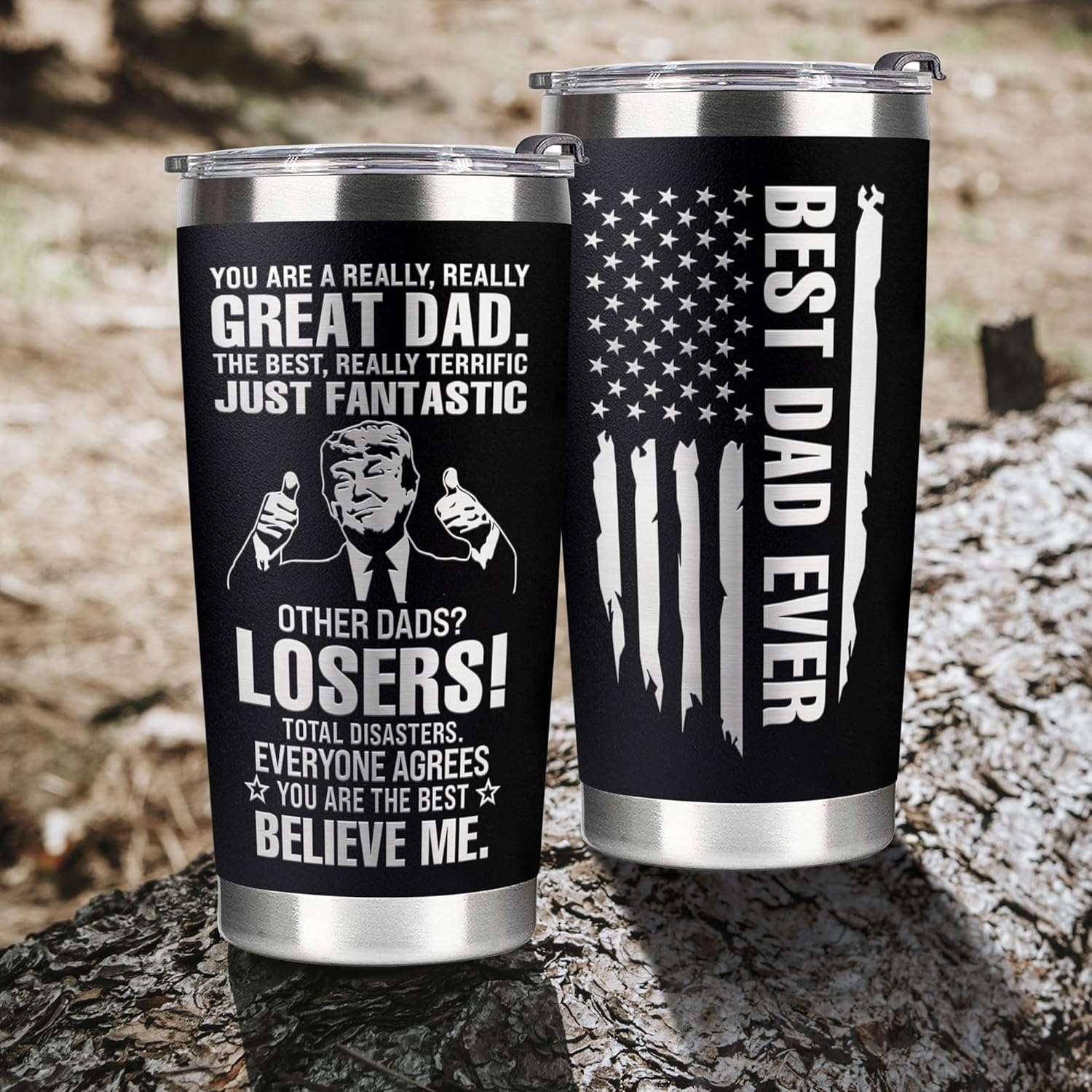 Father's Day Gift: Best Dad Ever 20 oz Tumbler Cup