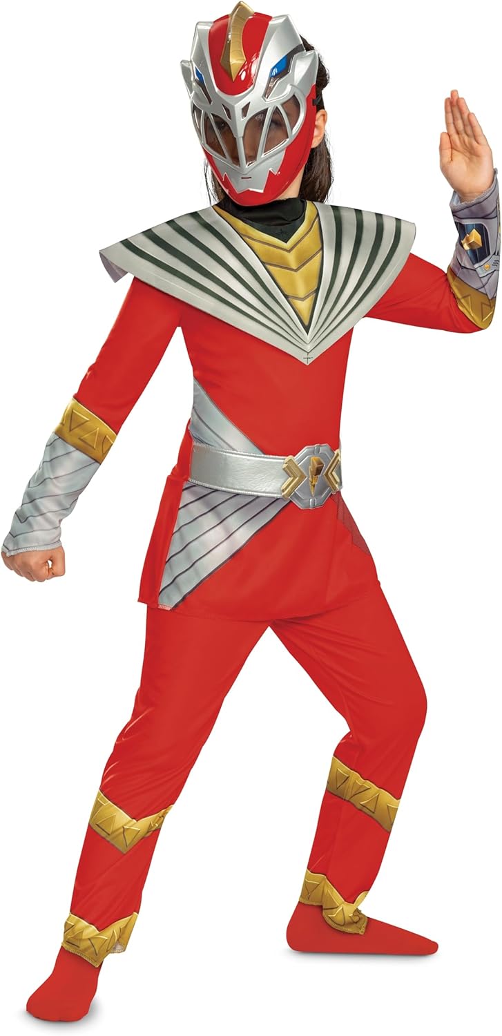 15 Red PoWer Ranger Samurai Costume