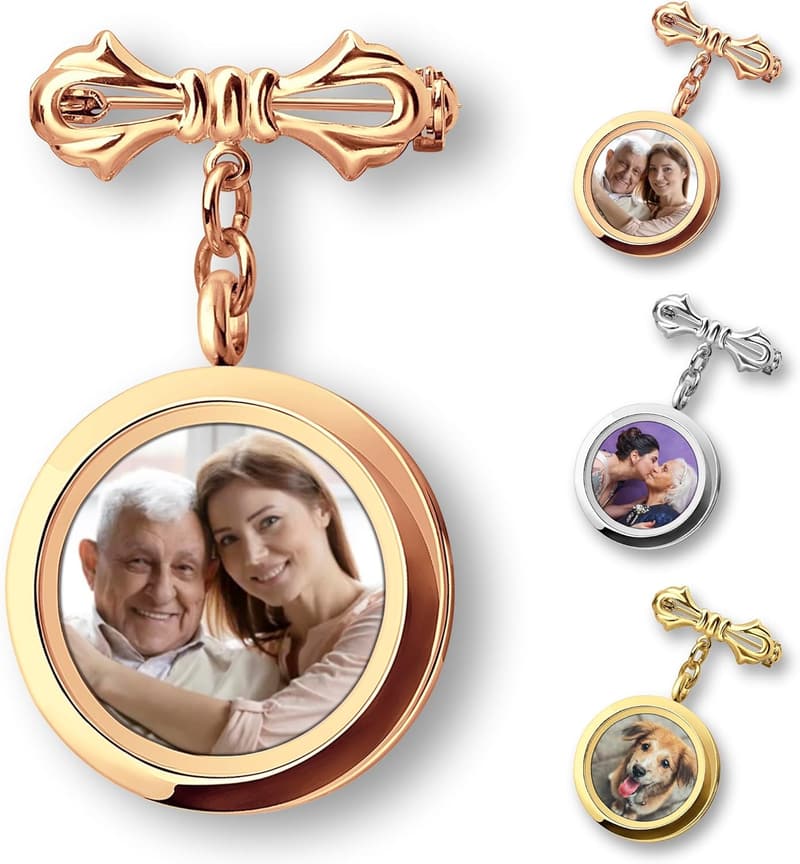 15 Rose Gold Locket With Picture