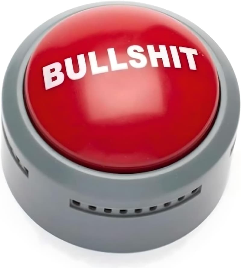 Hilarious BS Button with Sound Effects – Perfect Gag Gift