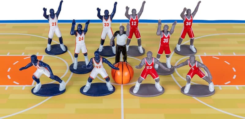 Kaskey Kids Basketball Guys Playset - 21 Pieces with 2 Teams