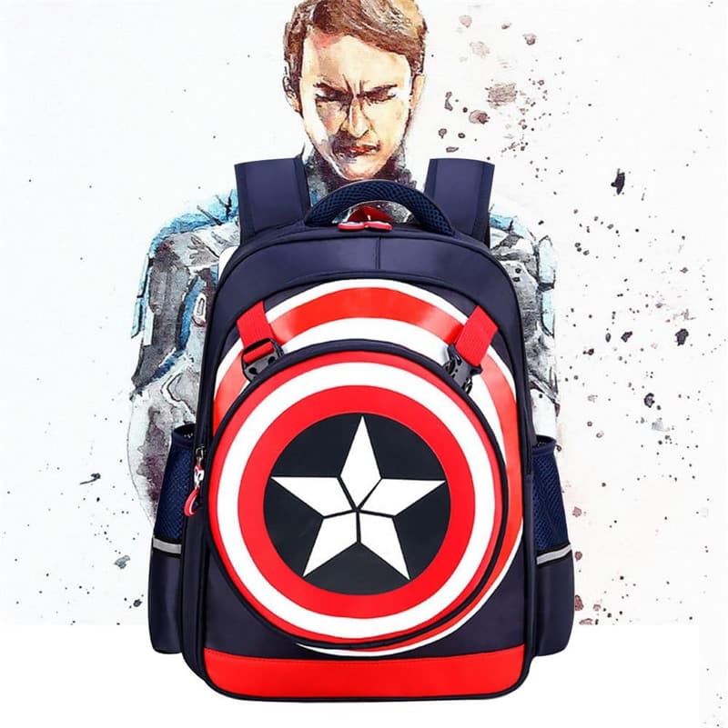 Comic Waterproof Backpack for Boys - Kids' School Travel Bag