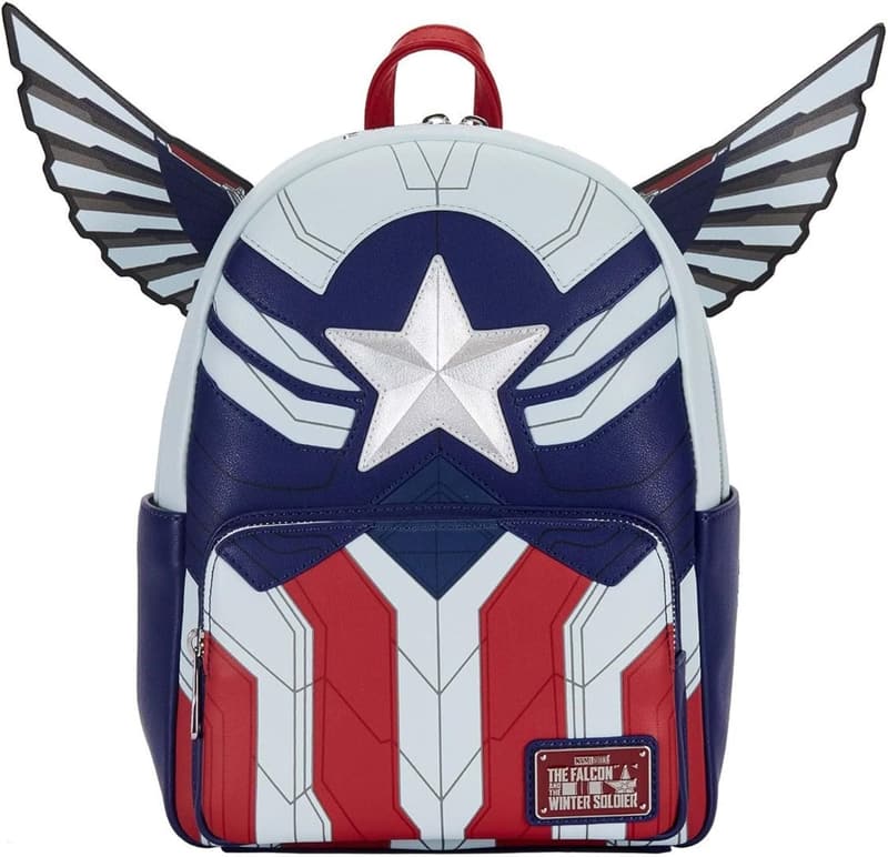 Marvel Falcon Captain America Cosplay Mini Backpack