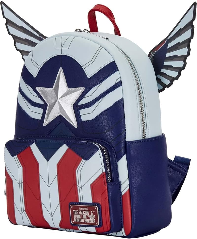 Marvel Falcon Captain America Cosplay Mini Backpack