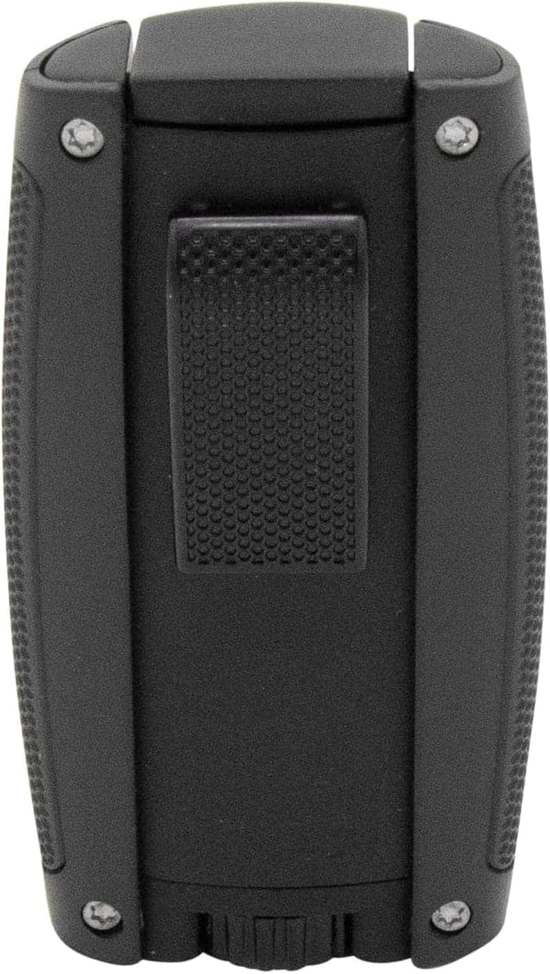 Butane Torch Lighter, Silver Wind-Resistant, Refillable
