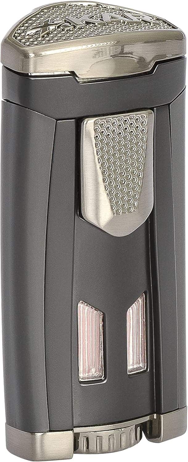 Triple Jet Flame Torch Lighter, Silver