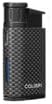 Angled Single Jet Flame Refillable Lighter, Windproof Carbon Fiber Design