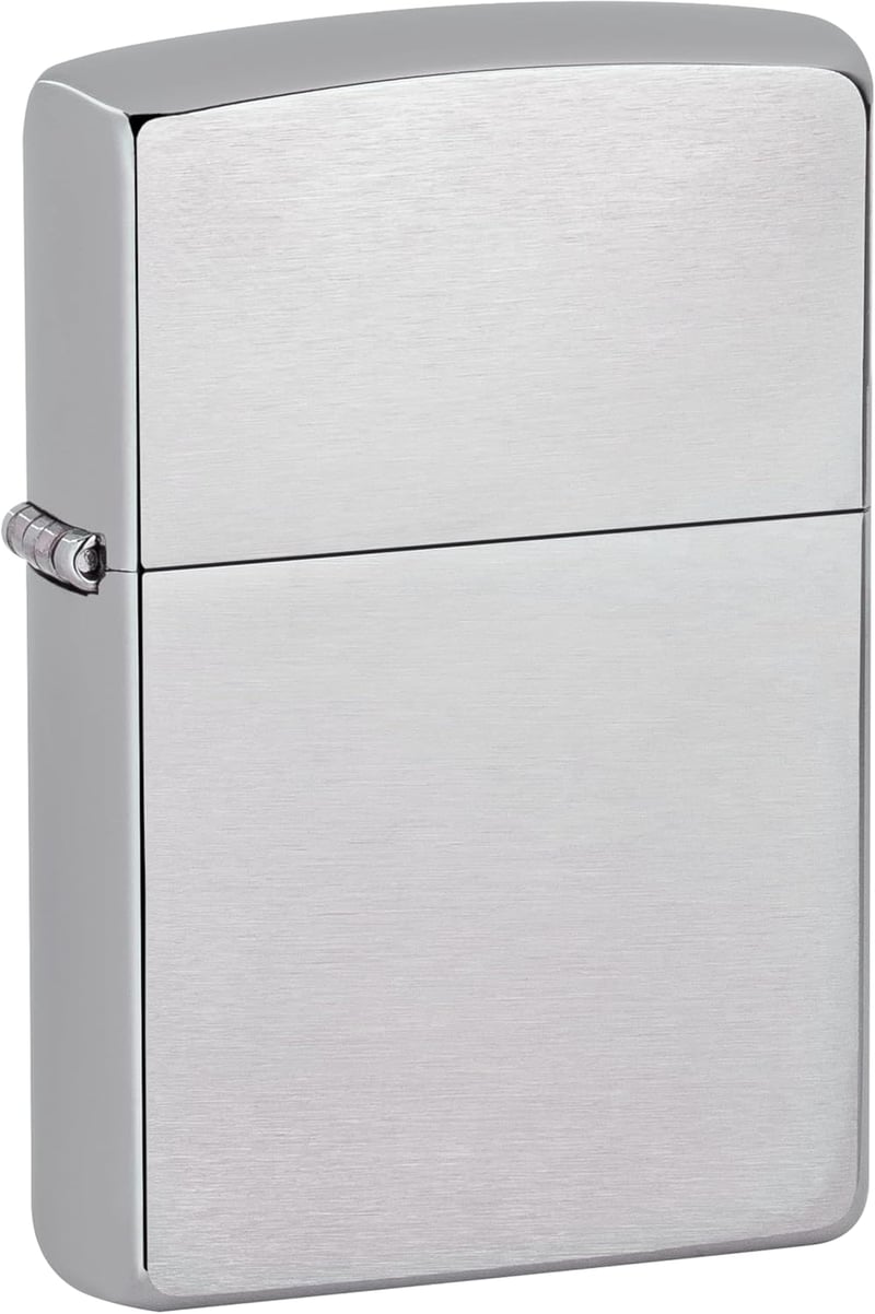 Brushed Chrome Zippo Classic Pocket Lighter