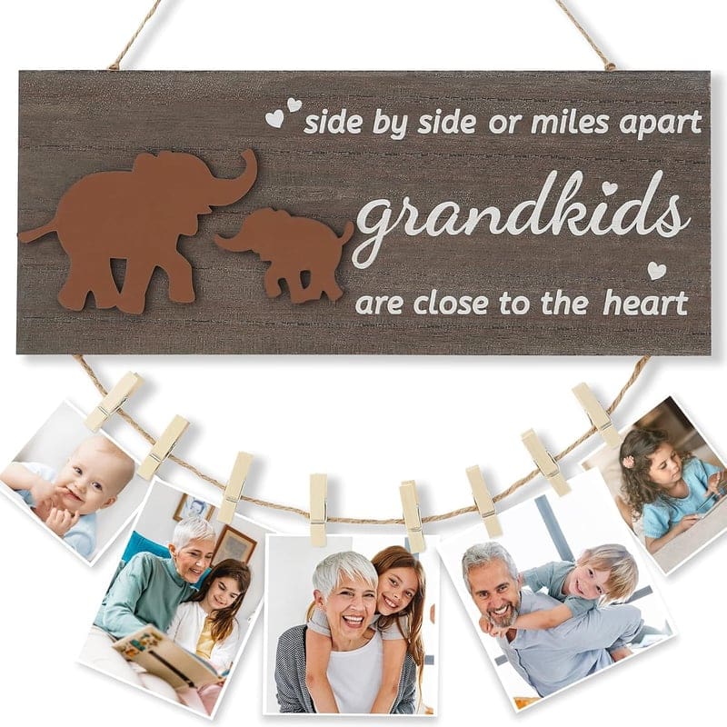 Mother's Day Walnut Photo Frame for Grandma