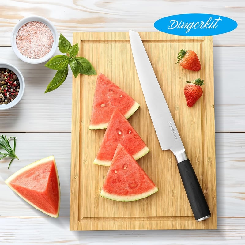 Watermelon Carving Knife with Pakkawood Handle