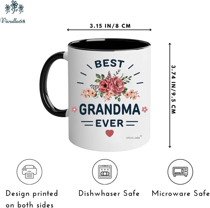 Grandparents Mugs Gift Set from Grandchildren